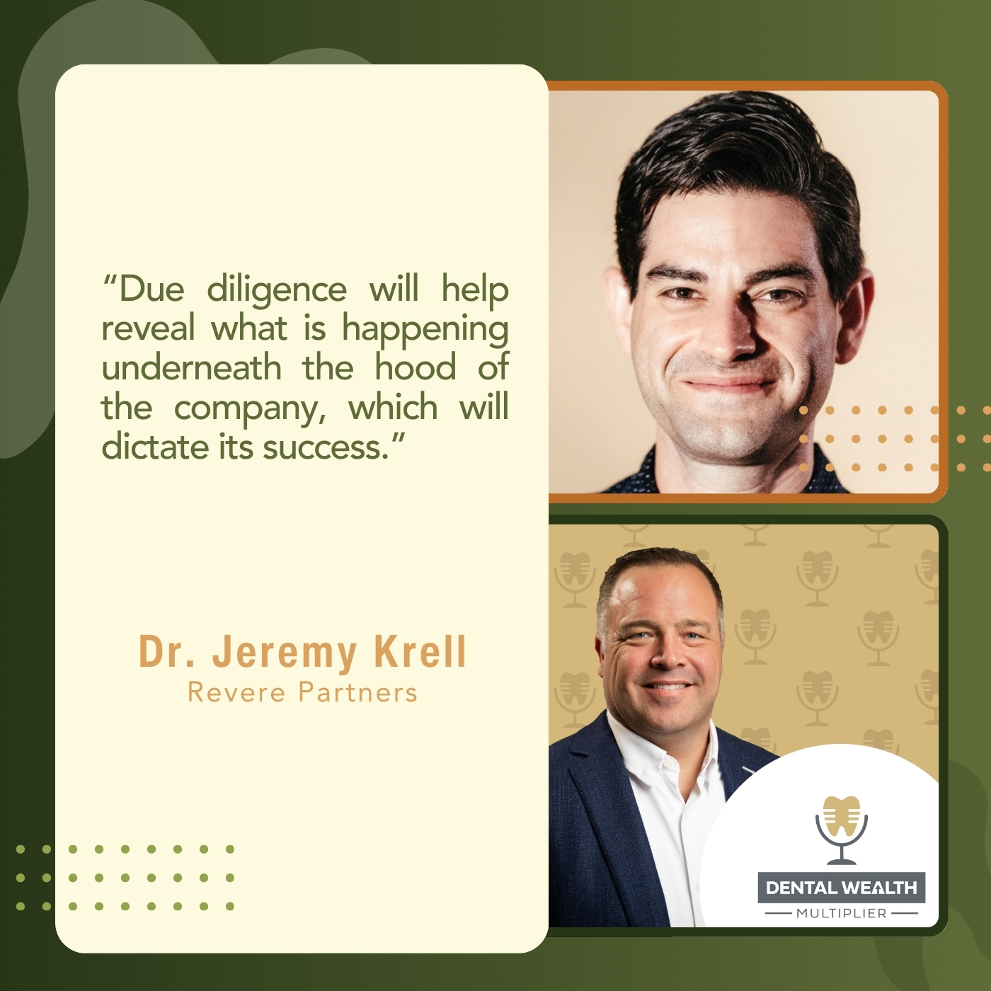 Dental Wealth Multiplier - Jonathan Moffat | Dr. Jeremy Krell | Tech Revolution